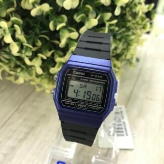 CASIO F-91WM-2ADF caja azul