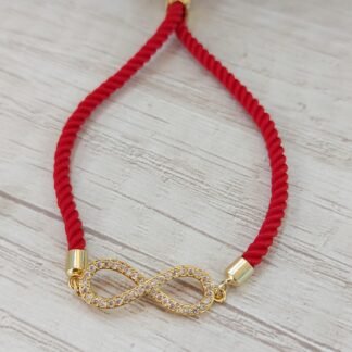 Pulsera protecci?n infinito circones