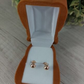 Aros bolita N?4 18k