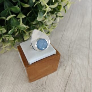 Anillo plata gota nro 10