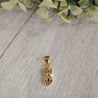 Colgante Oro Goldfield circones infinito