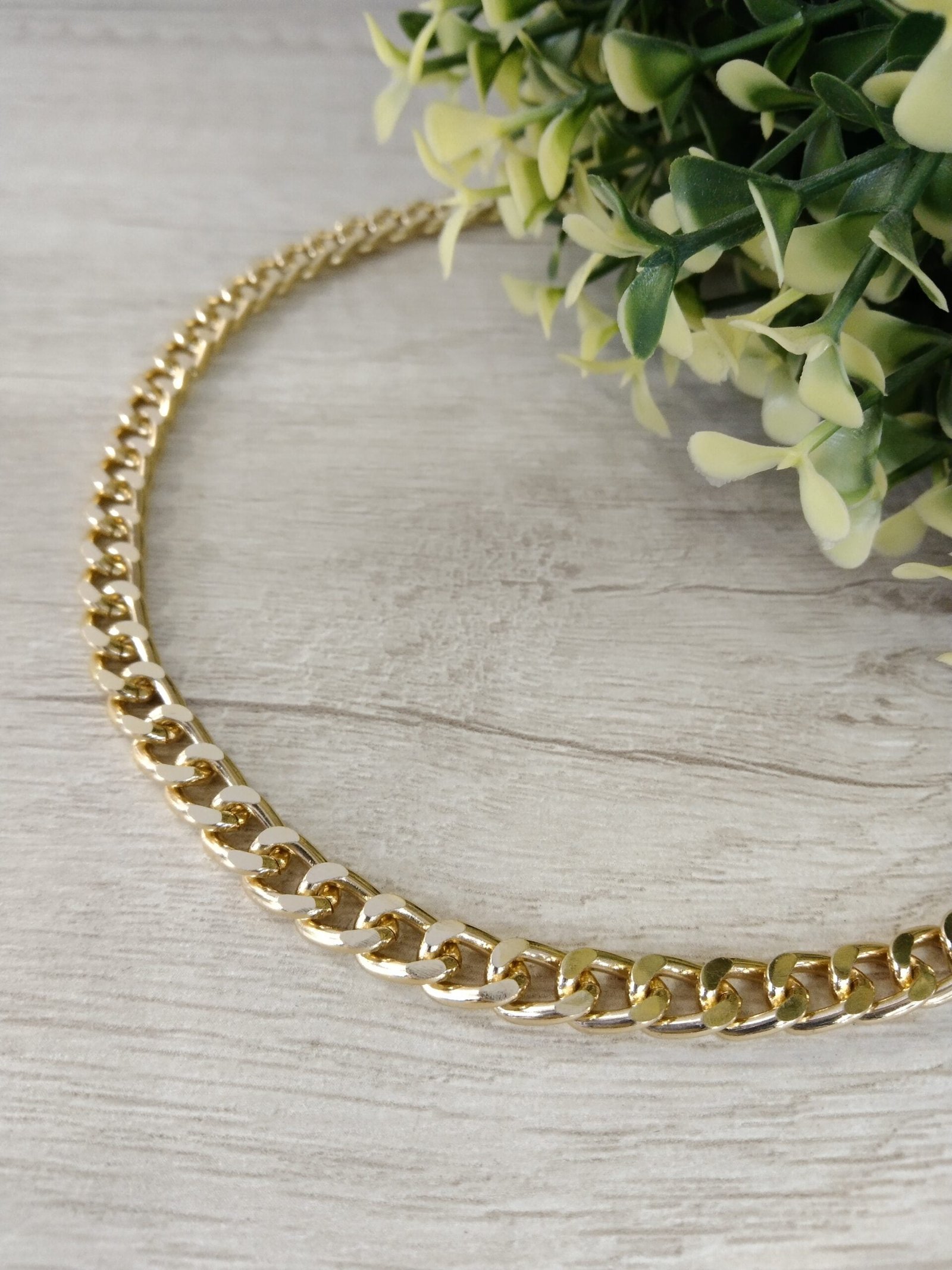 Collar Ba?o en oro grumet