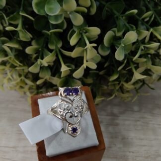 Anillo plata Buho nro 14
