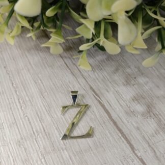 Colgante plata letra Z