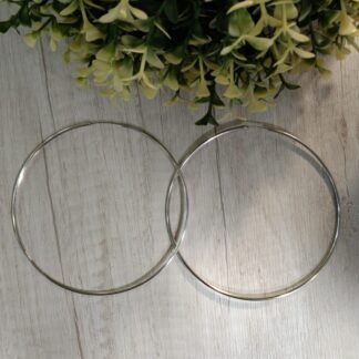 Aros plata argolla 10,5 cm