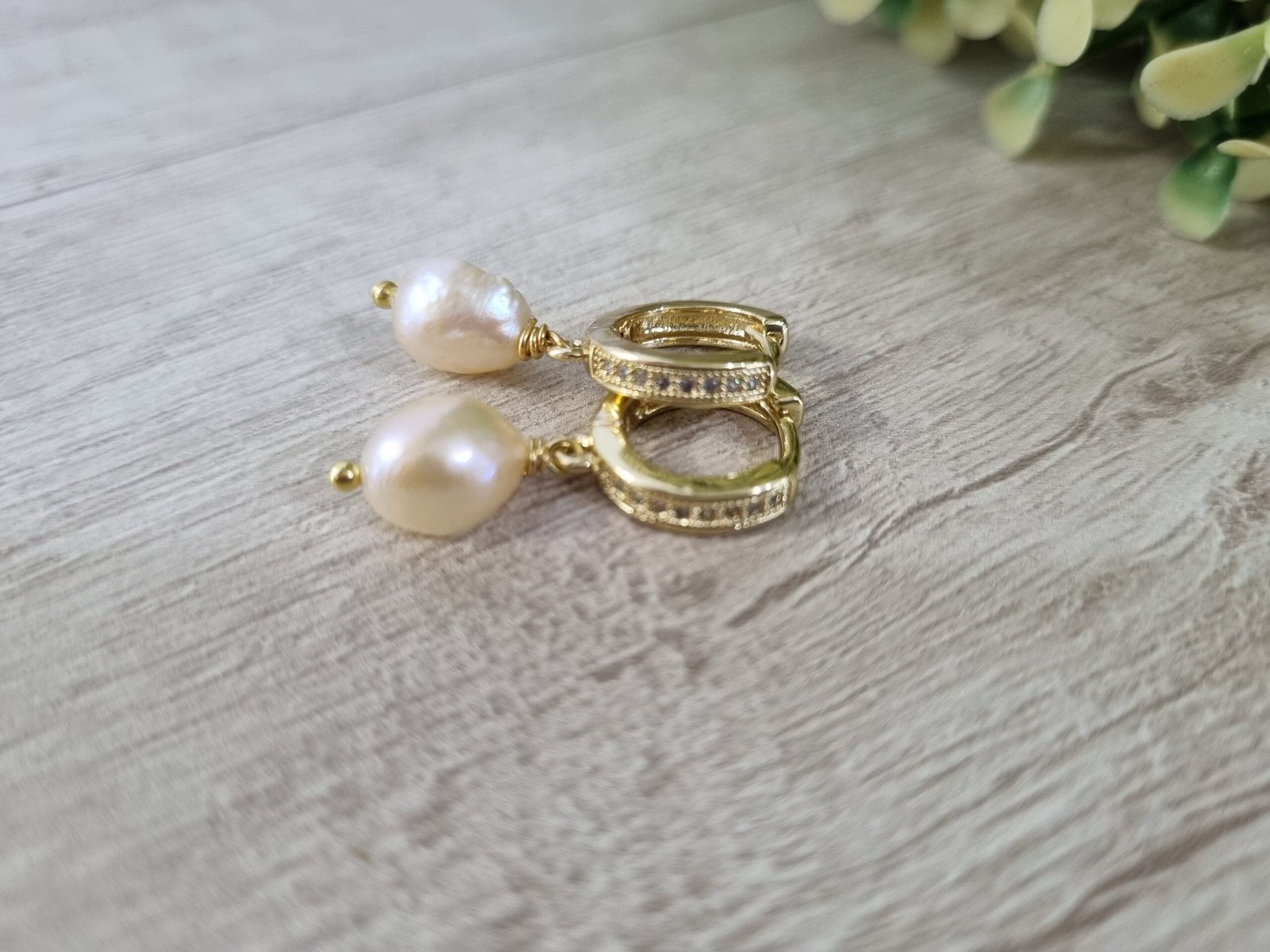 Aros Ba?o en oro huggies