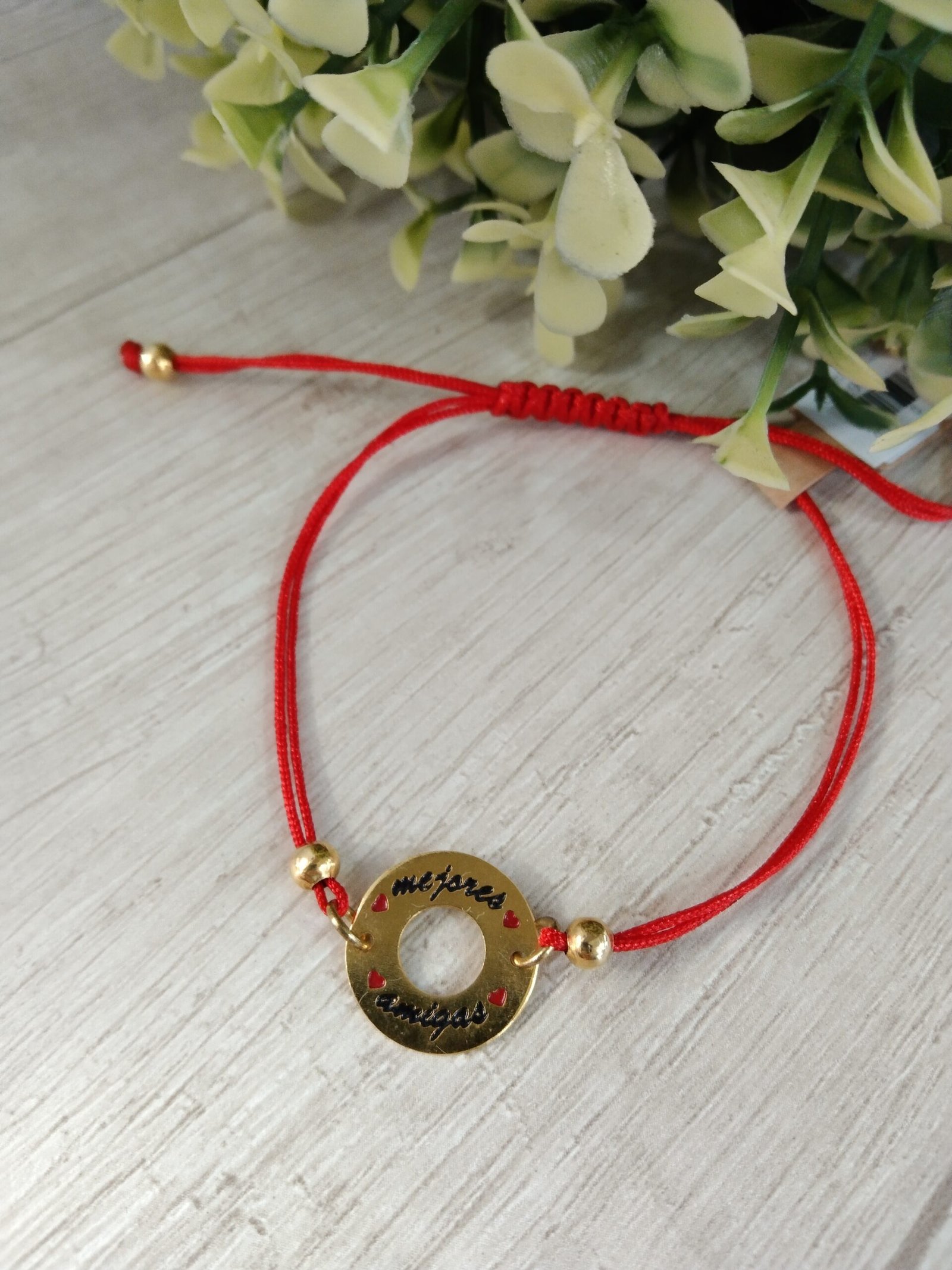 Pulsera Ba?o en oro mejores amigas