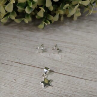 Conjunto plata estrellas