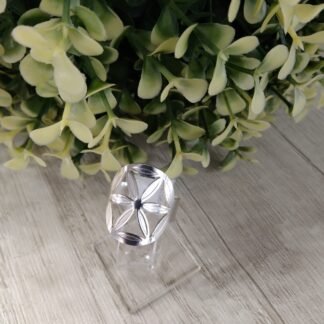 Anillo plata flor adaptable