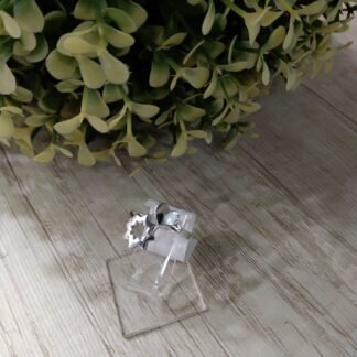 Anillo plata estrella fugaz y coraz?n nro 11