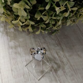 Anillo plata lazo coquette nro 11