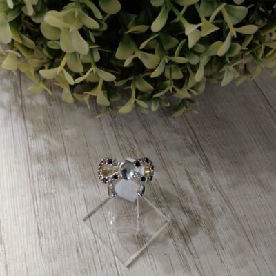 Anillo plata lazo coquette nro 11