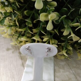 Aros plata serpiente