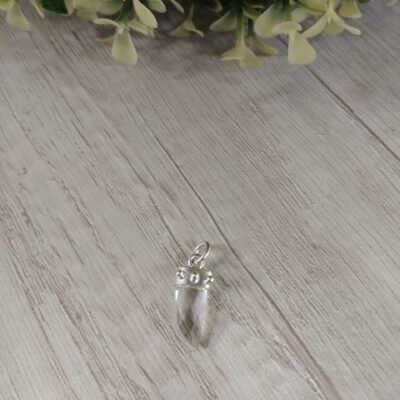 Collar plata cuarzo cristal