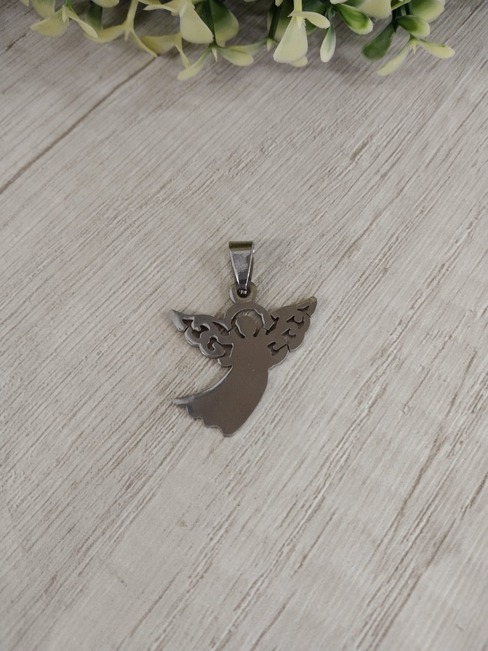 Colgante Acero Angel