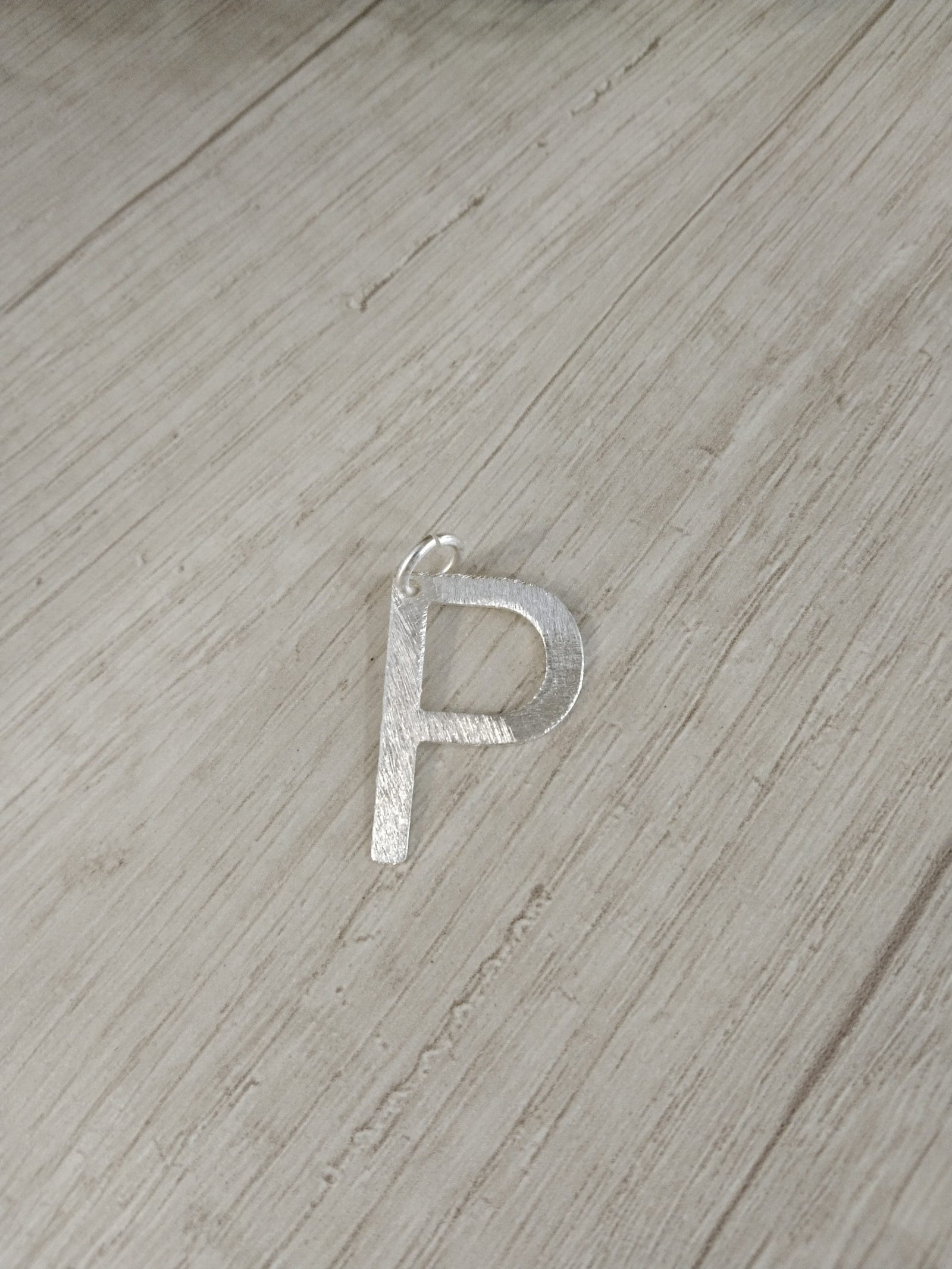 Letra Ba?o en Plata P
