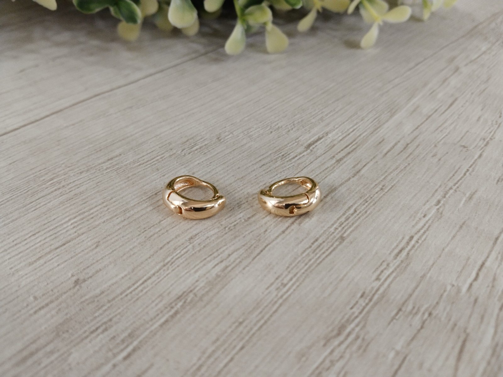 Aros Ba?o en oro argollas