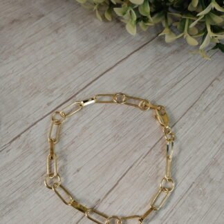 Pulsera eslabones oro goldfield