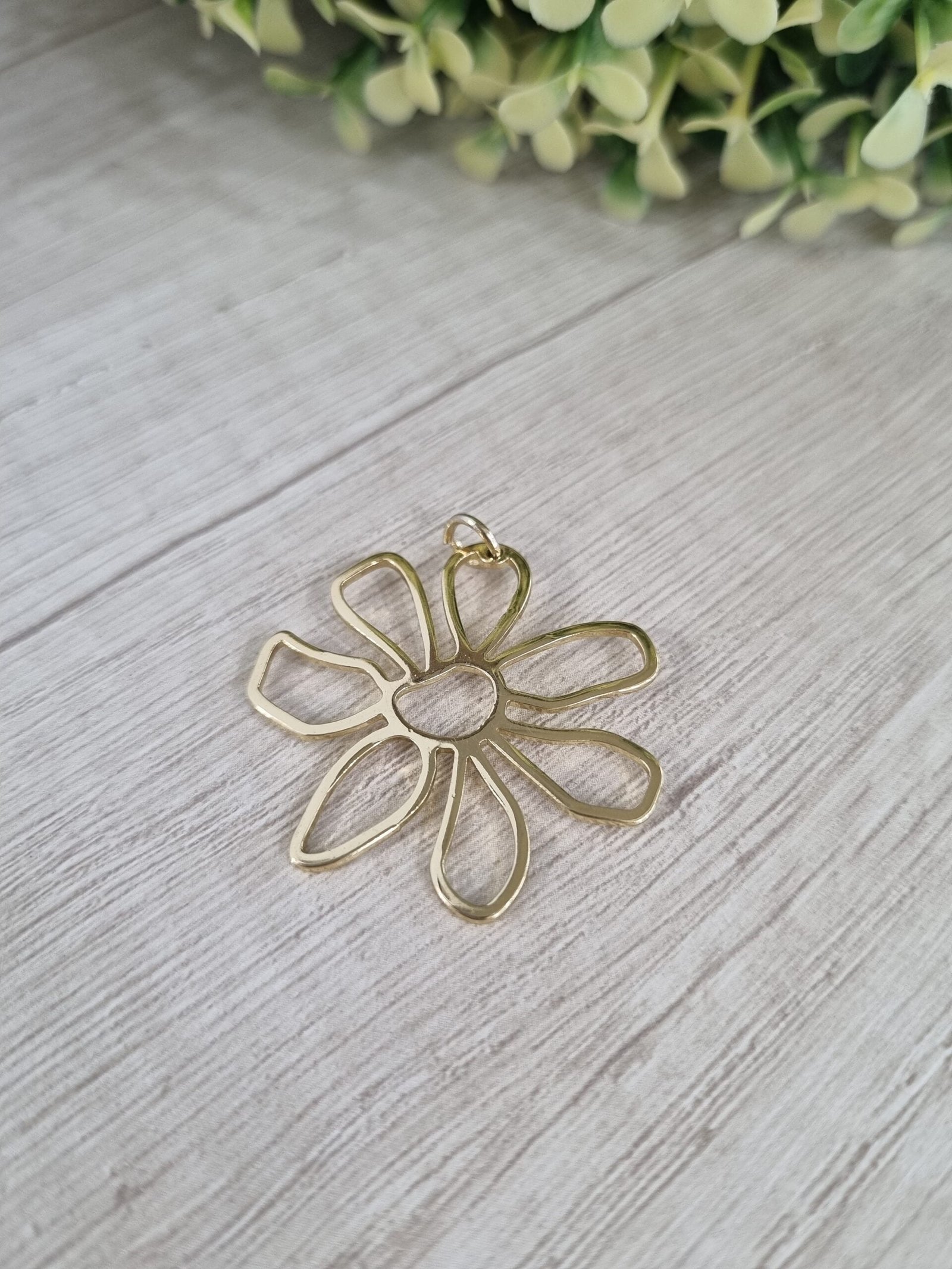 Colgante Ba?o en oro Flor