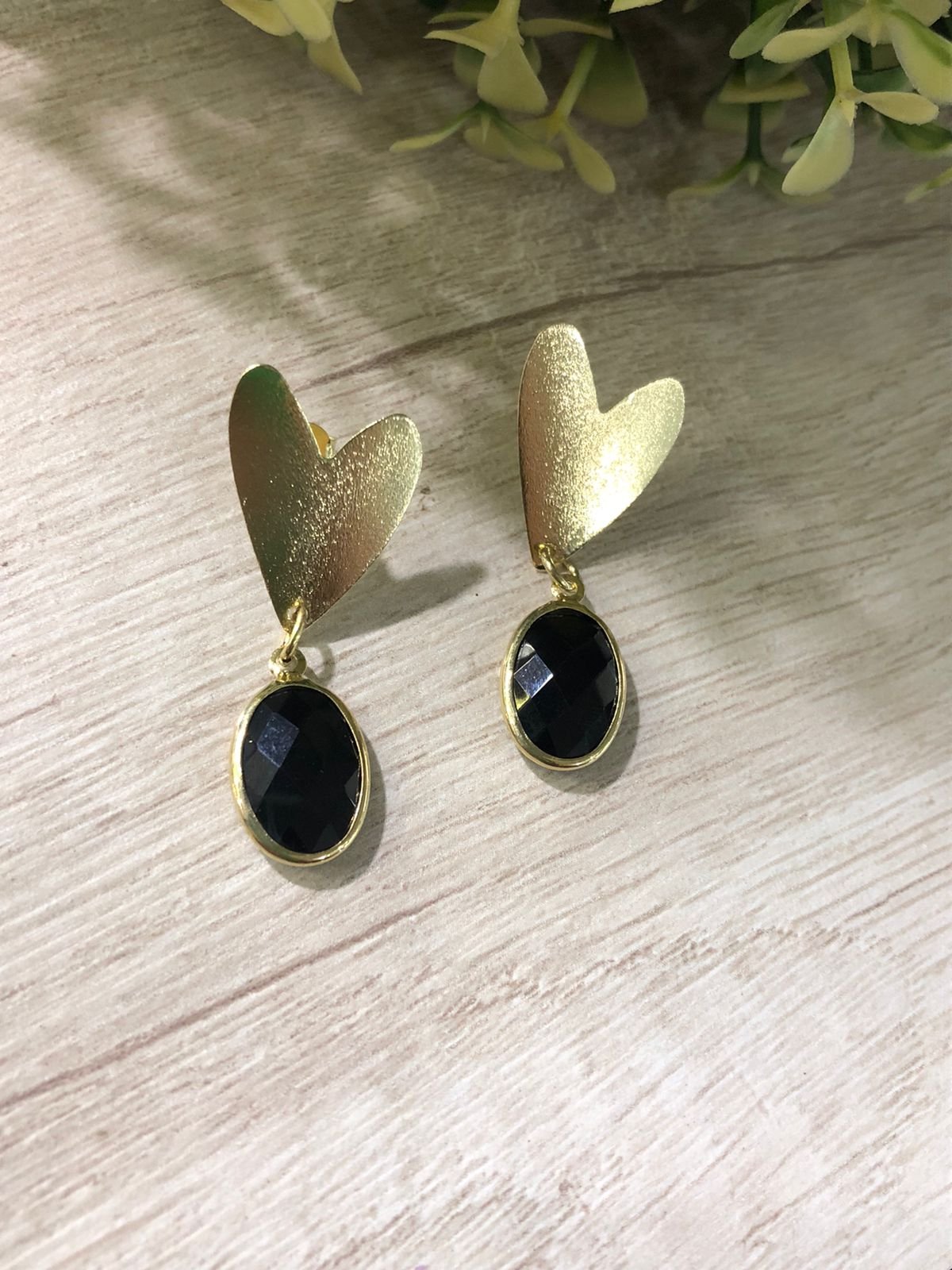 Aros coraz?n y cristal