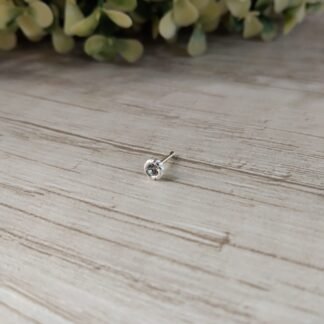 Piercing plata circon