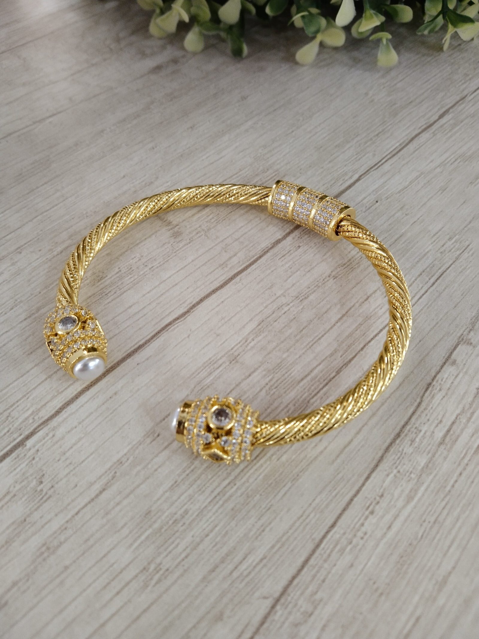 Pulsera Ba?o en oro