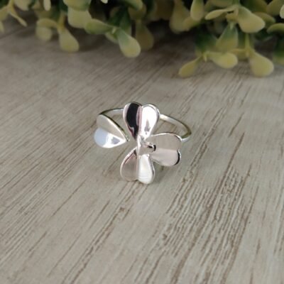 Anillo plata Trebol n12