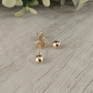 Aros bolita N?2 18k