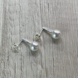 Aros perla suspendida 8mm