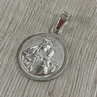 Colgante plata Virgen del Carmen