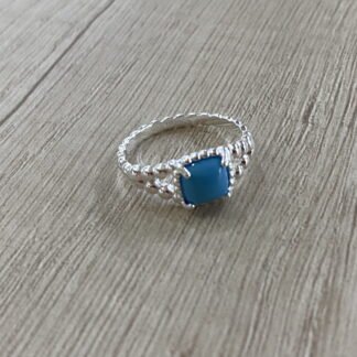 Anillo plata n?11 turqueza