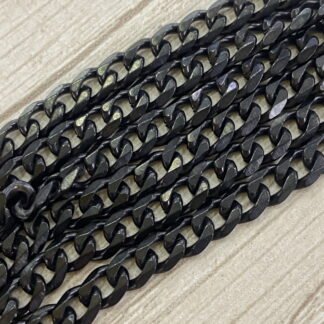Collar acero grumet negro
