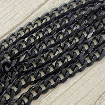 Collar acero grumet negro