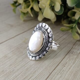 Anillo plata n?car n13