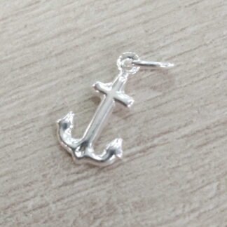 Colgante plata ancla