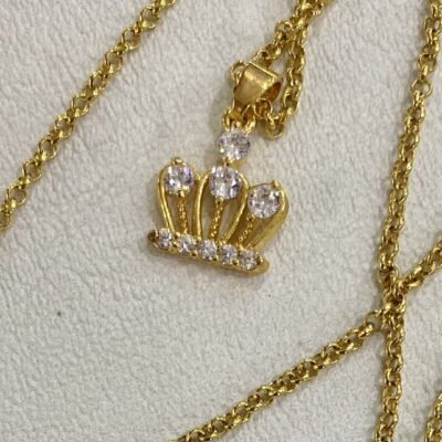 Collar corona Oro Goldfield circones