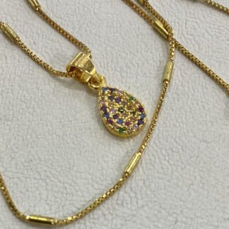 Collar gota circones Oro Goldield
