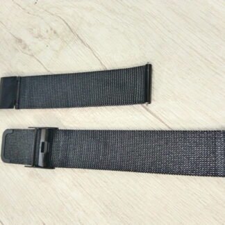 Correa met?lica malla negra 18 mm