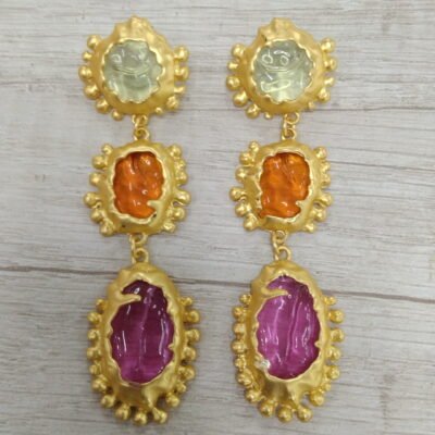 Aros Triple Asim?trico Multicolor