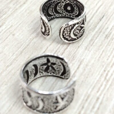 Aros Bidu Cuff Media Luna