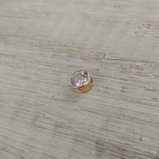 Colgante Oro 18k Punto de Luz