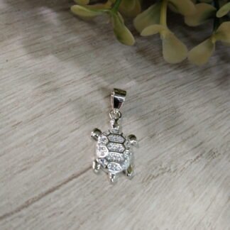 Colgante plata tortuga circones