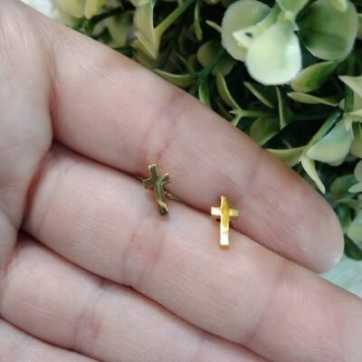 Aros acero cruz con tope