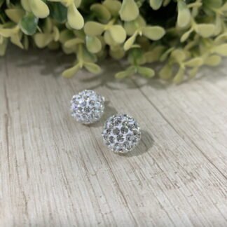 Aros plata esferas multicirc?n 12 mm