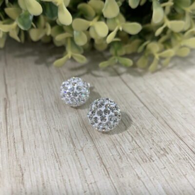 Aros plata esferas multicirc?n 12 mm