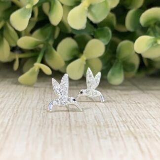 Aros plata colibri microcirones