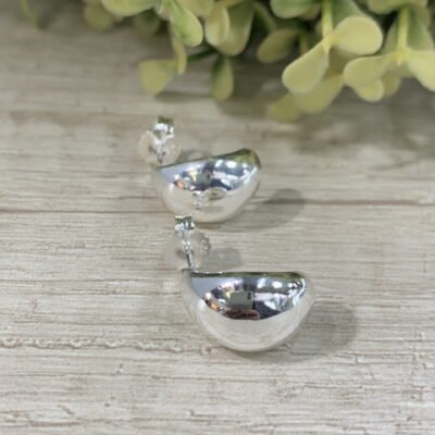 Aros Plata Medio ?valo Mediano