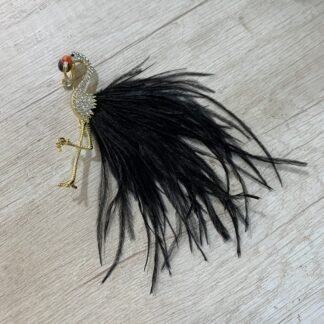 Prendedor Flamenco negro