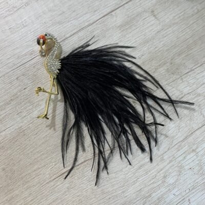 Prendedor Flamenco negro