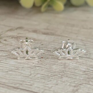 Aros plata Flor de Loto